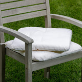 Stacking Chair Cushions, Cream Set of 2