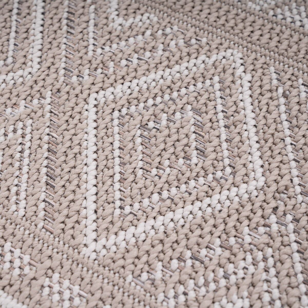 Stain-Resistant Outdoor Rug with Boho Pattern for Patio or Balcony