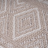 Stain-Resistant Outdoor Rug with Boho Pattern for Patio or Balcony