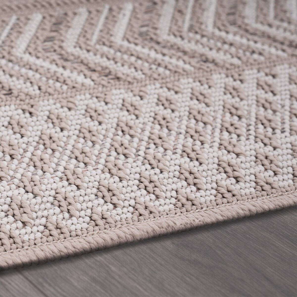Stain-Resistant Outdoor Rug with Boho Pattern for Patio or Balcony