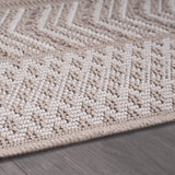 Stain-Resistant Outdoor Rug with Boho Pattern for Patio or Balcony