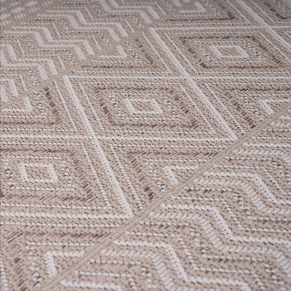 Stain-Resistant Outdoor Rug with Boho Pattern for Patio or Balcony