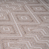 Stain-Resistant Outdoor Rug with Boho Pattern for Patio or Balcony