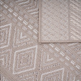Stain-Resistant Outdoor Rug with Boho Pattern for Patio or Balcony