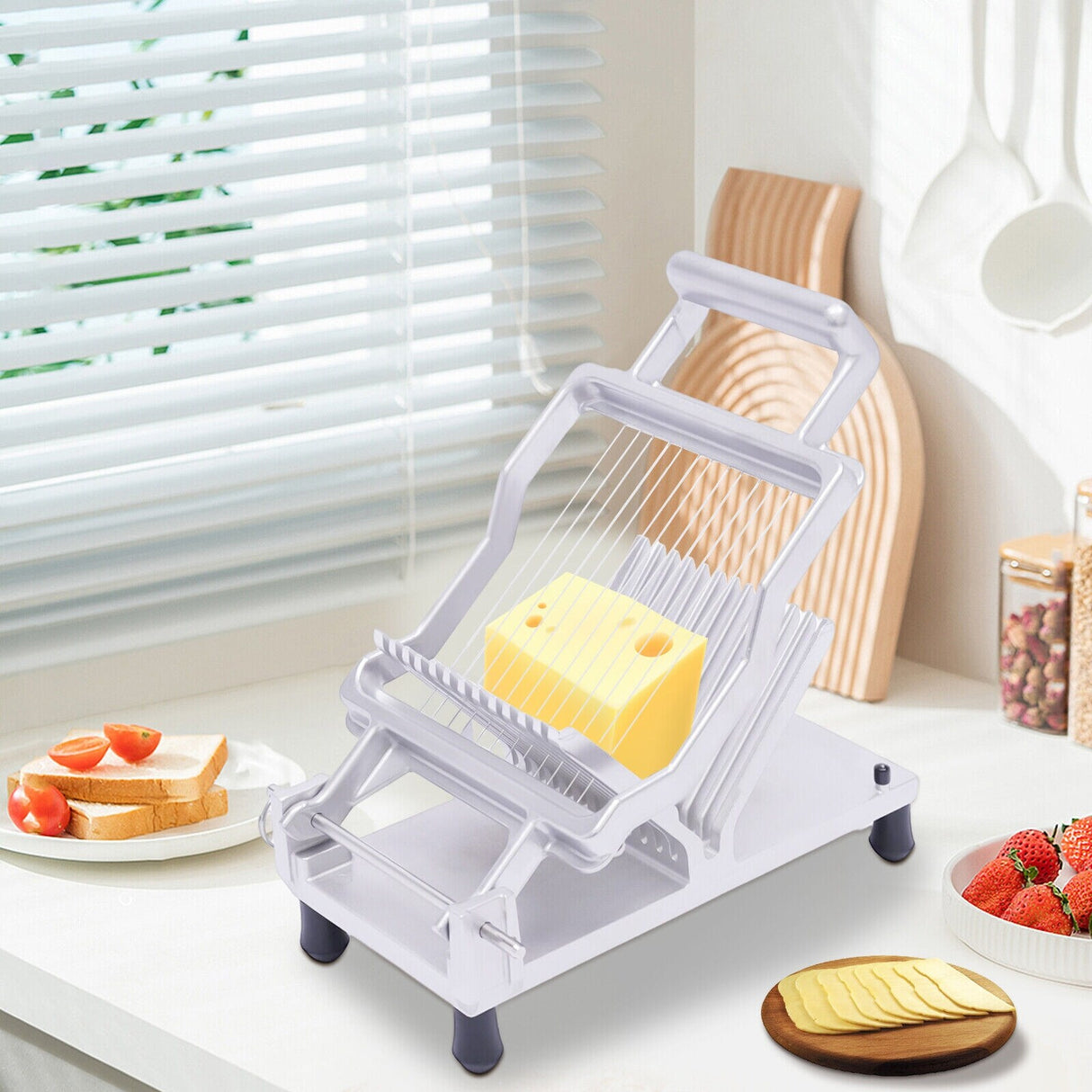Stainless Steel Bread Slicer 1cm and 2cm Cutting Tool
