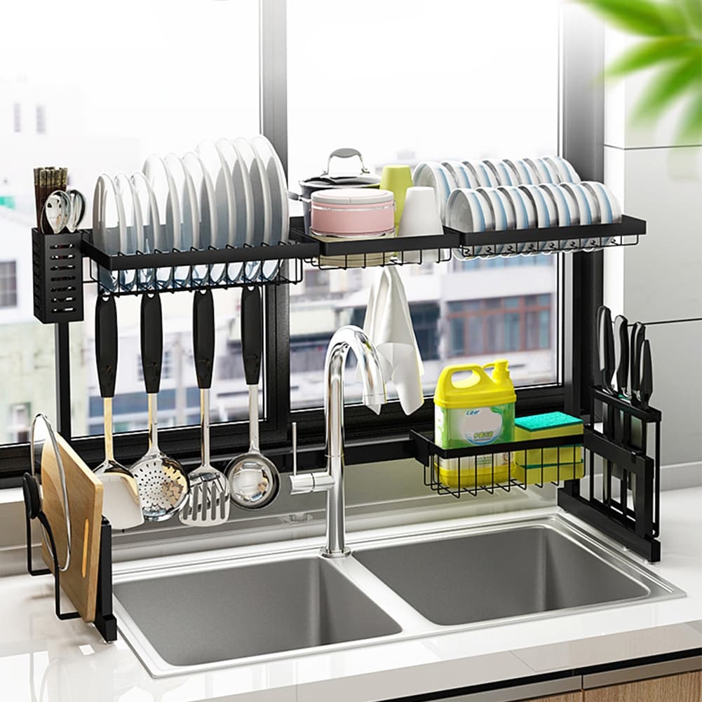Stainless Steel Dish Rack Over The Sink - 33.5x20.9inch