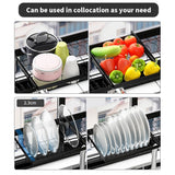 Stainless Steel Dish Rack Over The Sink - 33.5x20.9inch