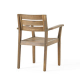 Stamford Outdoor 7-piece Rectangle Acacia Wood Dining Set by Christopher Knight Home