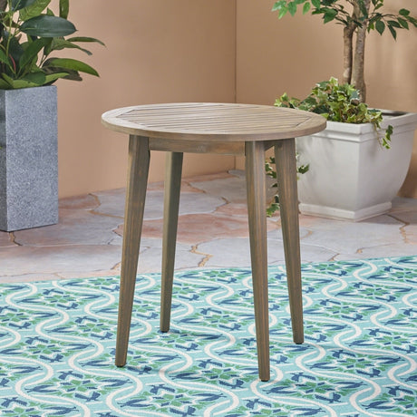 Stamford Outdoor Bistro Table by Christopher Knight Home - 27.5"W x 27.5"D x 30"H