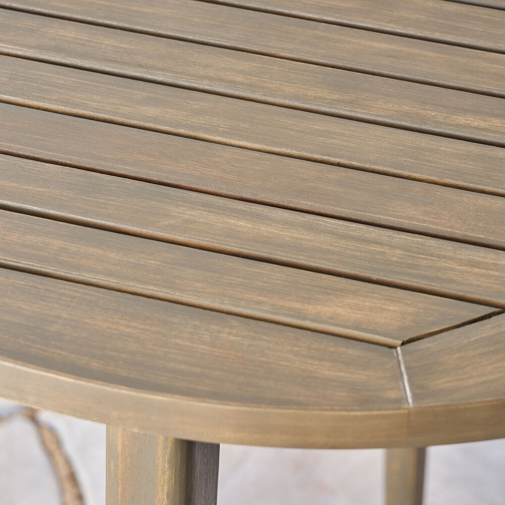 Stamford Outdoor Bistro Table by Christopher Knight Home - 27.5"W x 27.5"D x 30"H