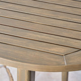Stamford Outdoor Bistro Table by Christopher Knight Home - 27.5"W x 27.5"D x 30"H
