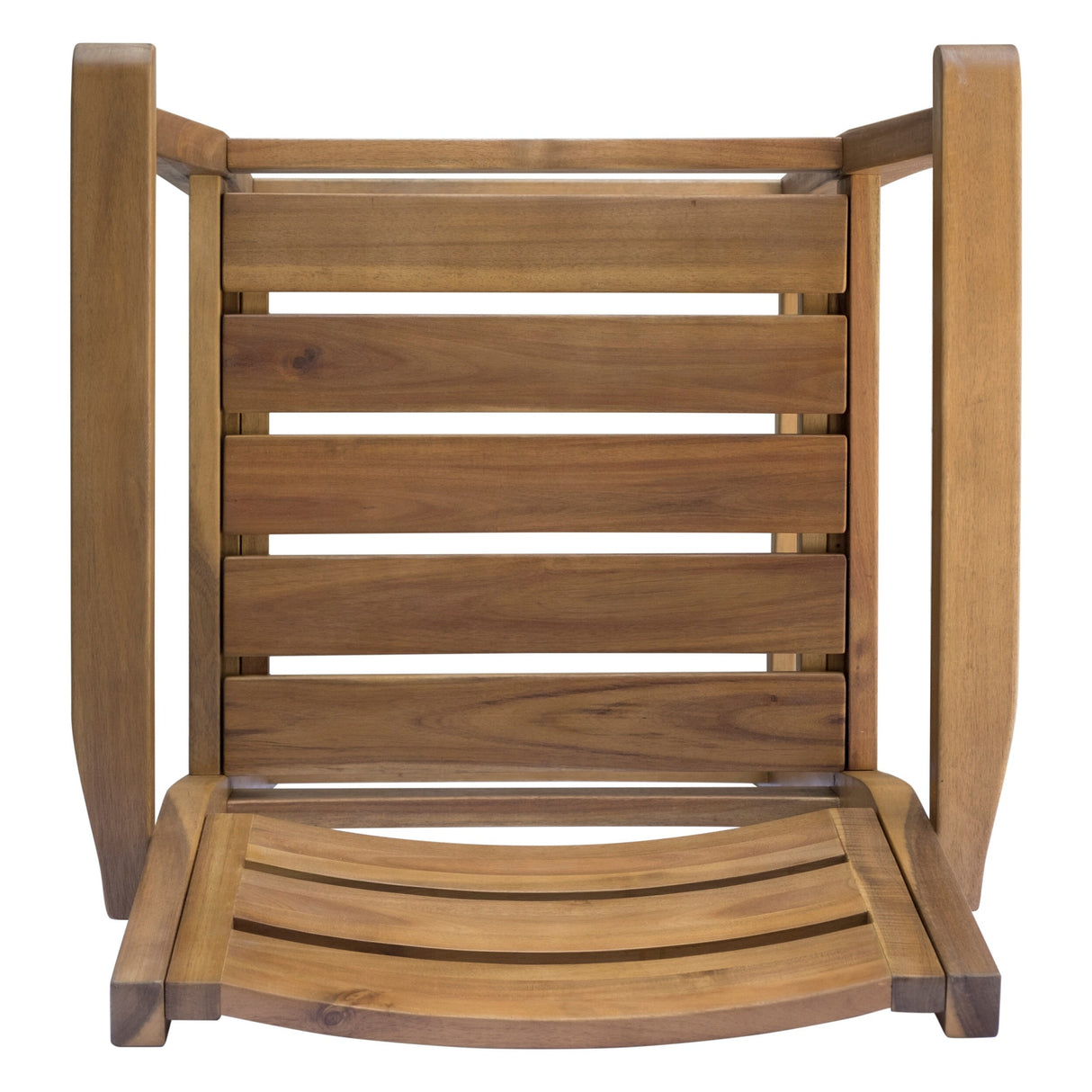 Stamford Outdoor Rustic Acacia Wood Barstool (Set of 2) by Christopher Knight Home
