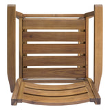 Stamford Outdoor Rustic Acacia Wood Barstool (Set of 2) by Christopher Knight Home