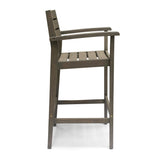 Stamford Outdoor Rustic Acacia Wood Barstool (Set of 2) by Christopher Knight Home