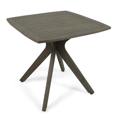 Stamford Outdoor Square Dining Table with X Base by Chirstopher Knight Home