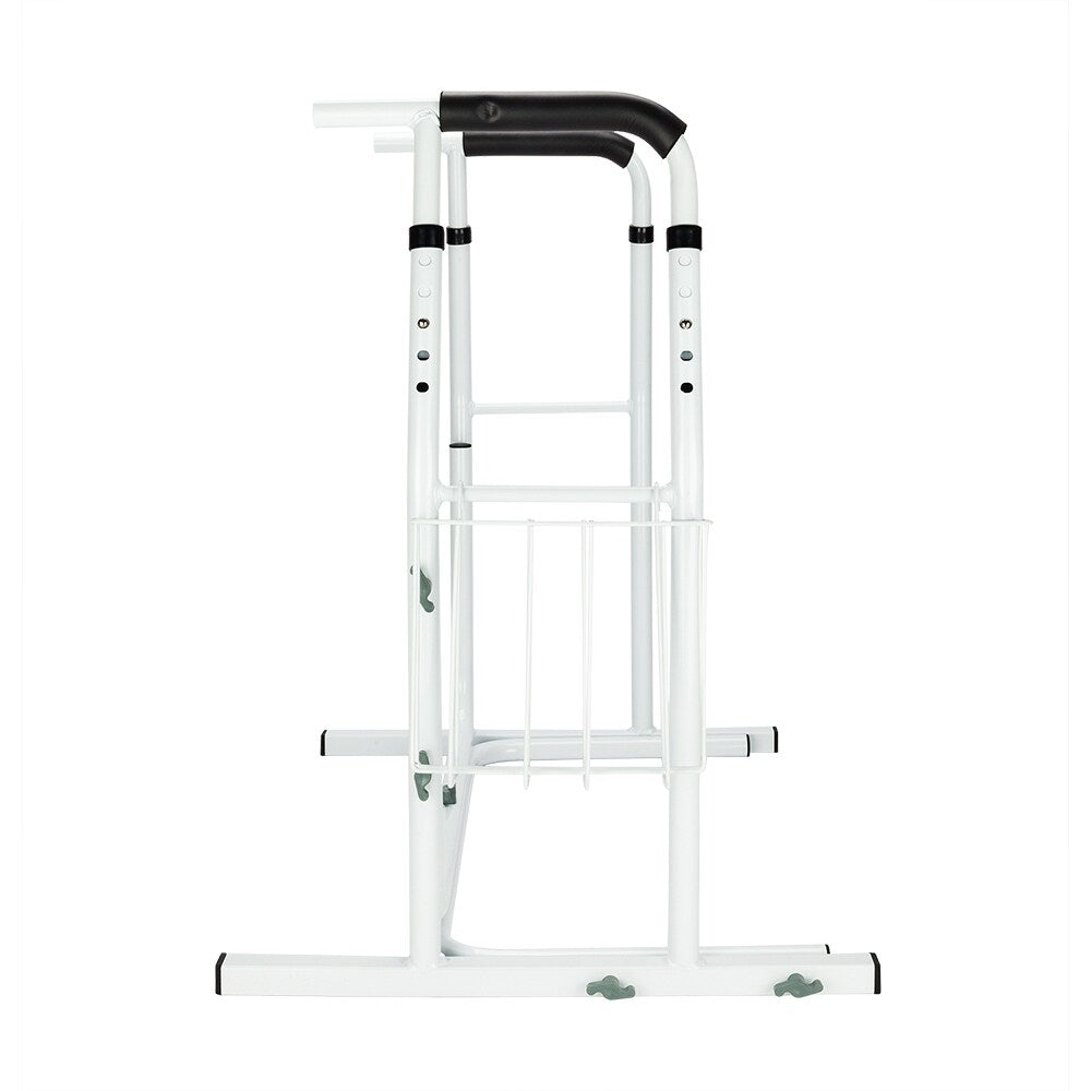 Stand Alone Toilet Safety Grab Rail with Magazine Rack