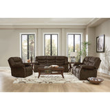 Standard Furniture Manual Motion Recliner - dark brown