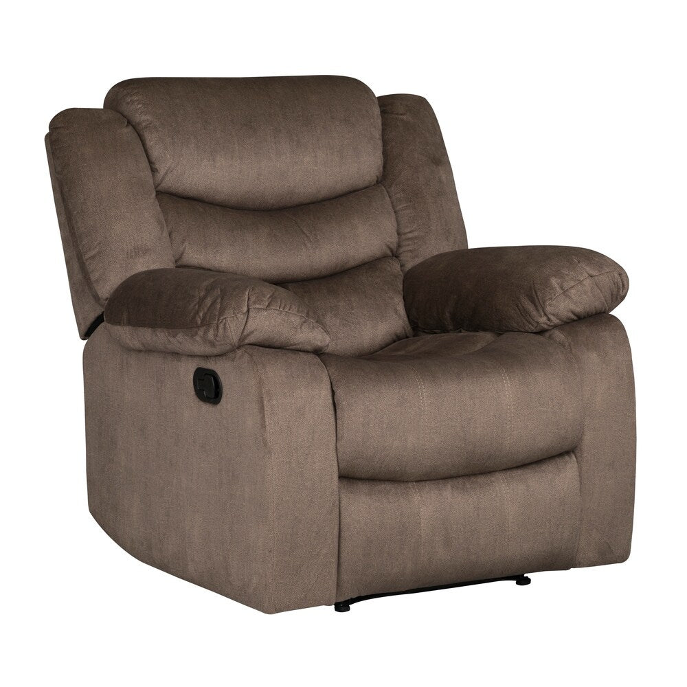 Standard Furniture Manual Motion Recliner - dark brown