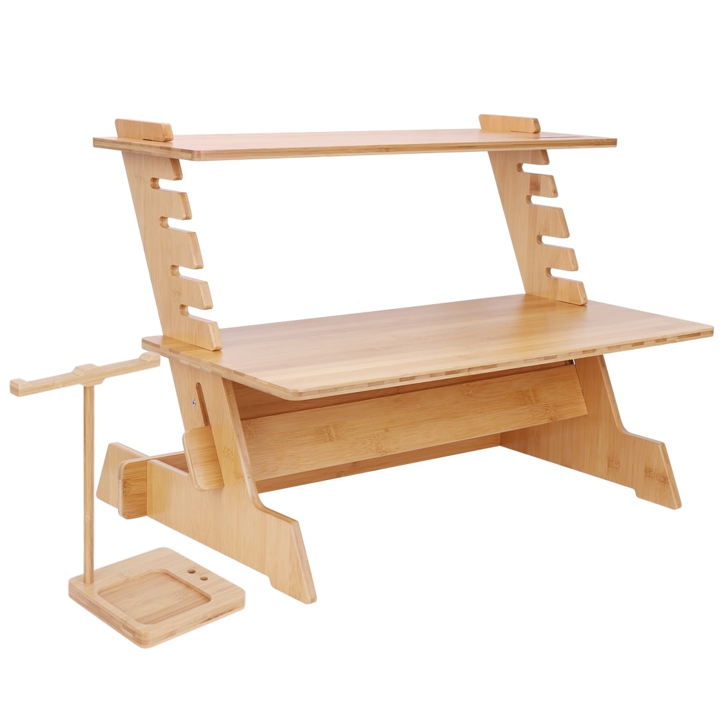 Standing Desk Converter Height-Adjustable Sit-stand Table Laptop Tray