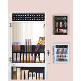 Standing Mirror Jewelry Cabinet, Armoire Organizer