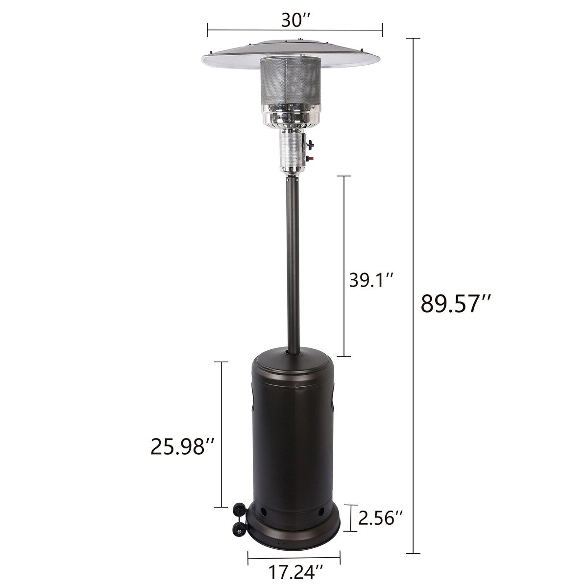 Standing Patio Heater Iron