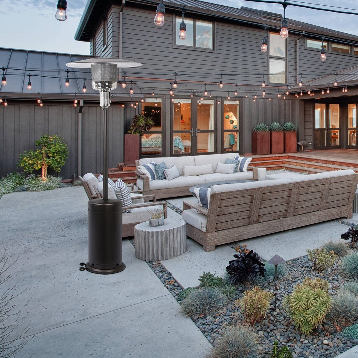 Standing Patio Heater Iron