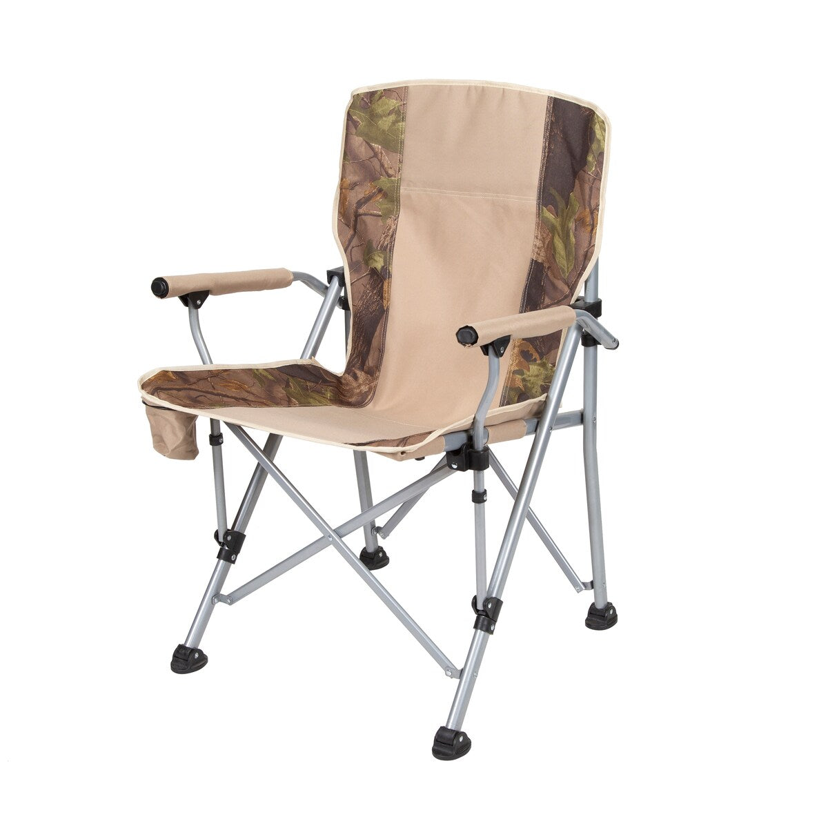Stansport Apex Camo Chair - 25.2" L x 20.9" W x 36.6" H