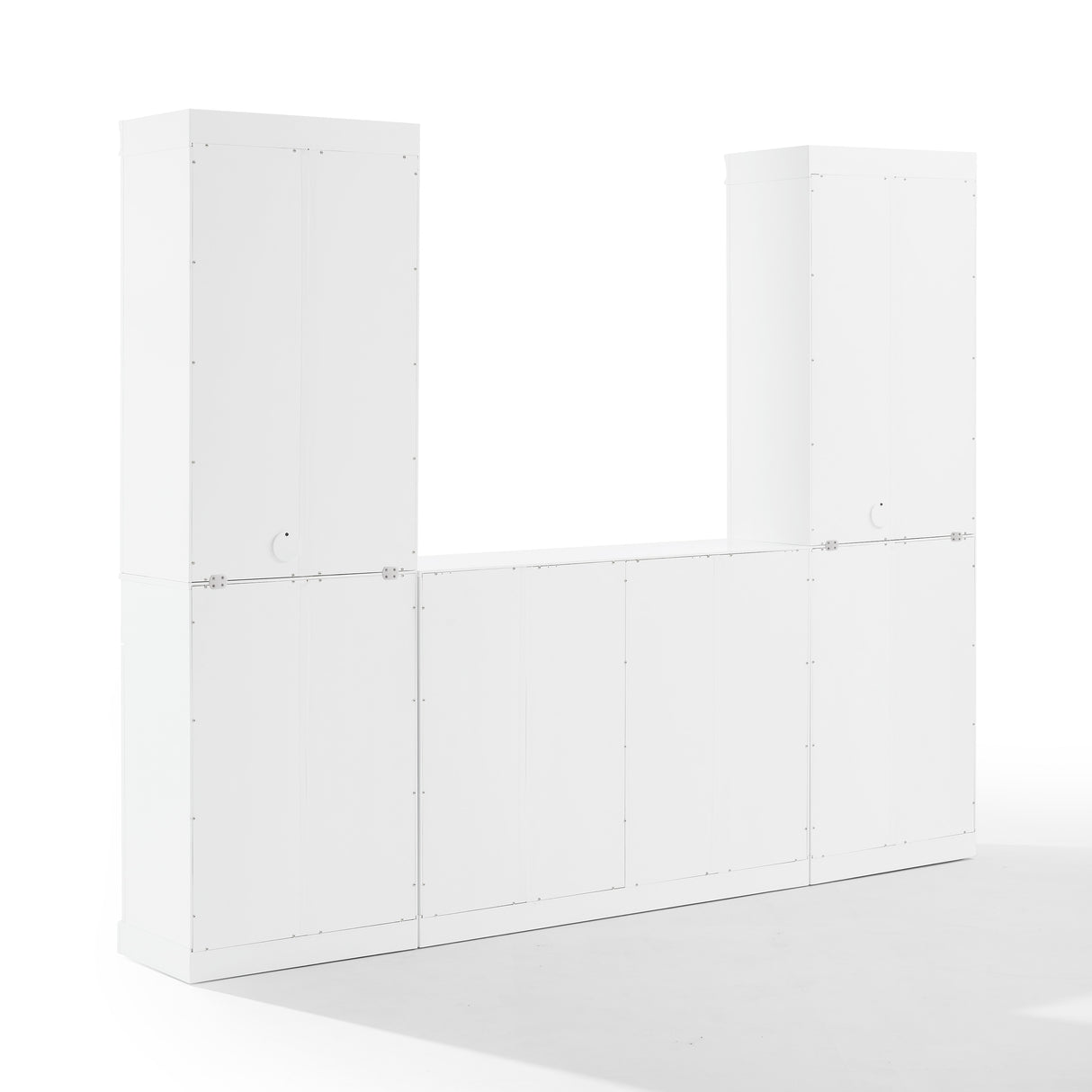 Crosley Stanton 3-Piece Sideboard And Storage Bookcase Set