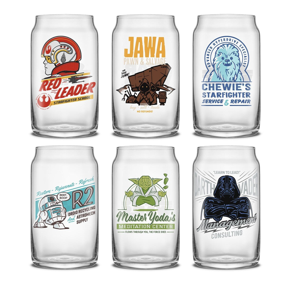 Star Wars™ Retro Vintage Tumbler Glasses - Set of 6