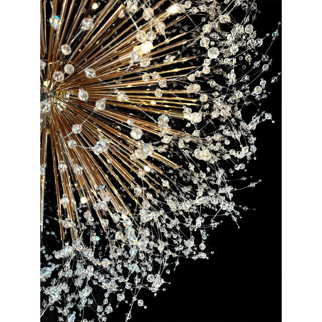 Starburst Chandelier 47" Wide Crystal Lighting Fixture