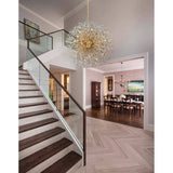 Starburst Chandelier 47" Wide Crystal Lighting Fixture
