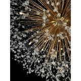 Starburst Chandelier 47" Wide Crystal Lighting Fixture