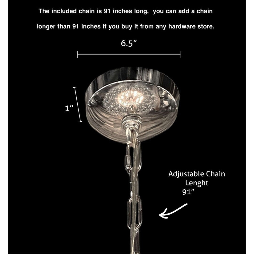 Starburst Chandelier 47" Wide Crystal Lighting Fixture