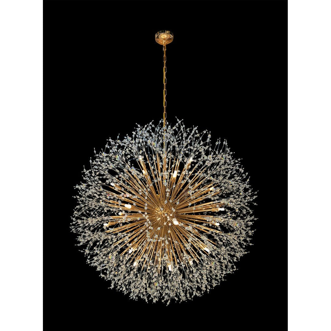 Starburst Chandelier 47" Wide Crystal Lighting Fixture