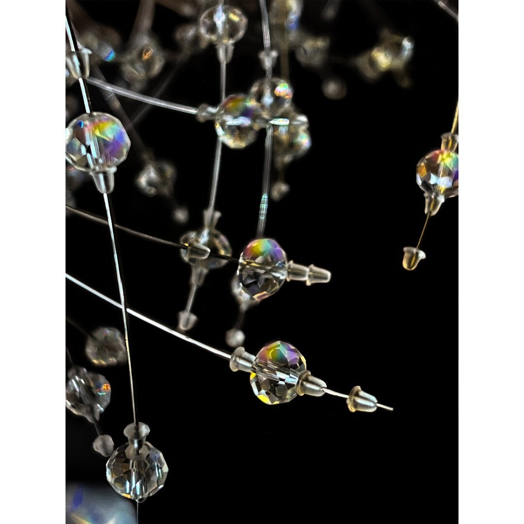 Starburst Chandelier 47" Wide Crystal Lighting Fixture