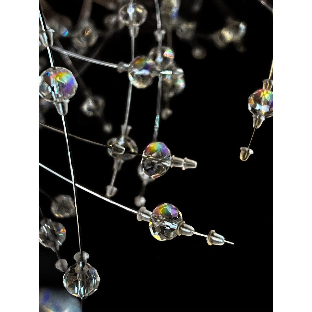Starburst Chandelier 47" Wide Crystal Lighting Fixture