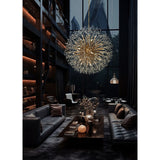 Starburst Chandelier 47" Wide Crystal Lighting Fixture