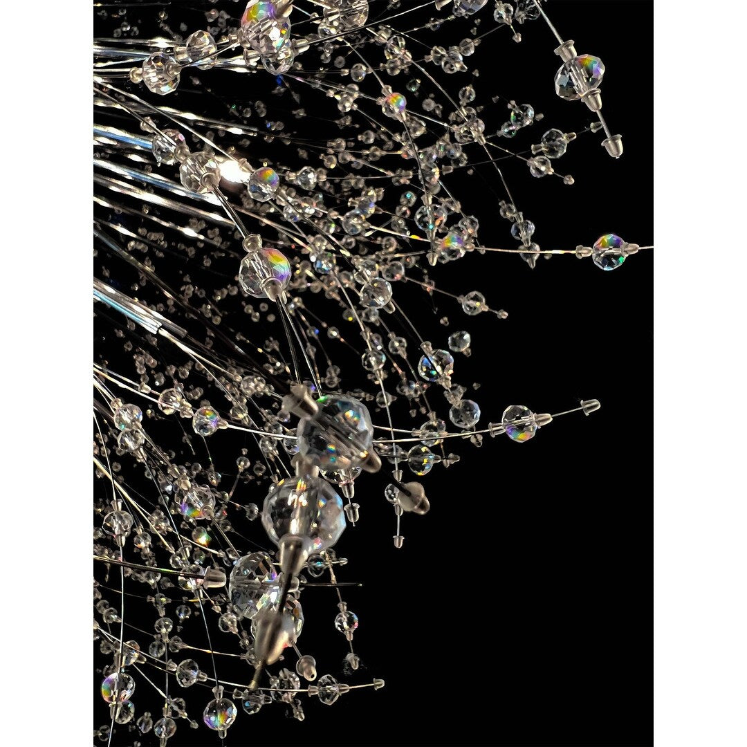 Starburst Chandelier 47" Wide Crystal Lighting Fixture