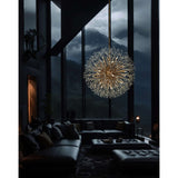 Starburst Chandelier 47" Wide Crystal Lighting Fixture