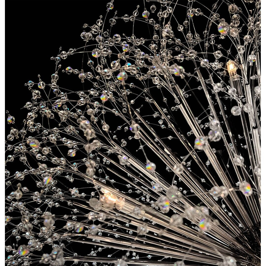 Starburst Chandelier 47" Wide Crystal Lighting Fixture