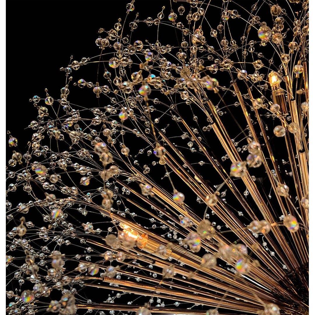 Starburst Chandelier 47" Wide Crystal Lighting Fixture