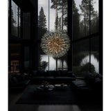 Starburst Chandelier 47" Wide Crystal Lighting Fixture
