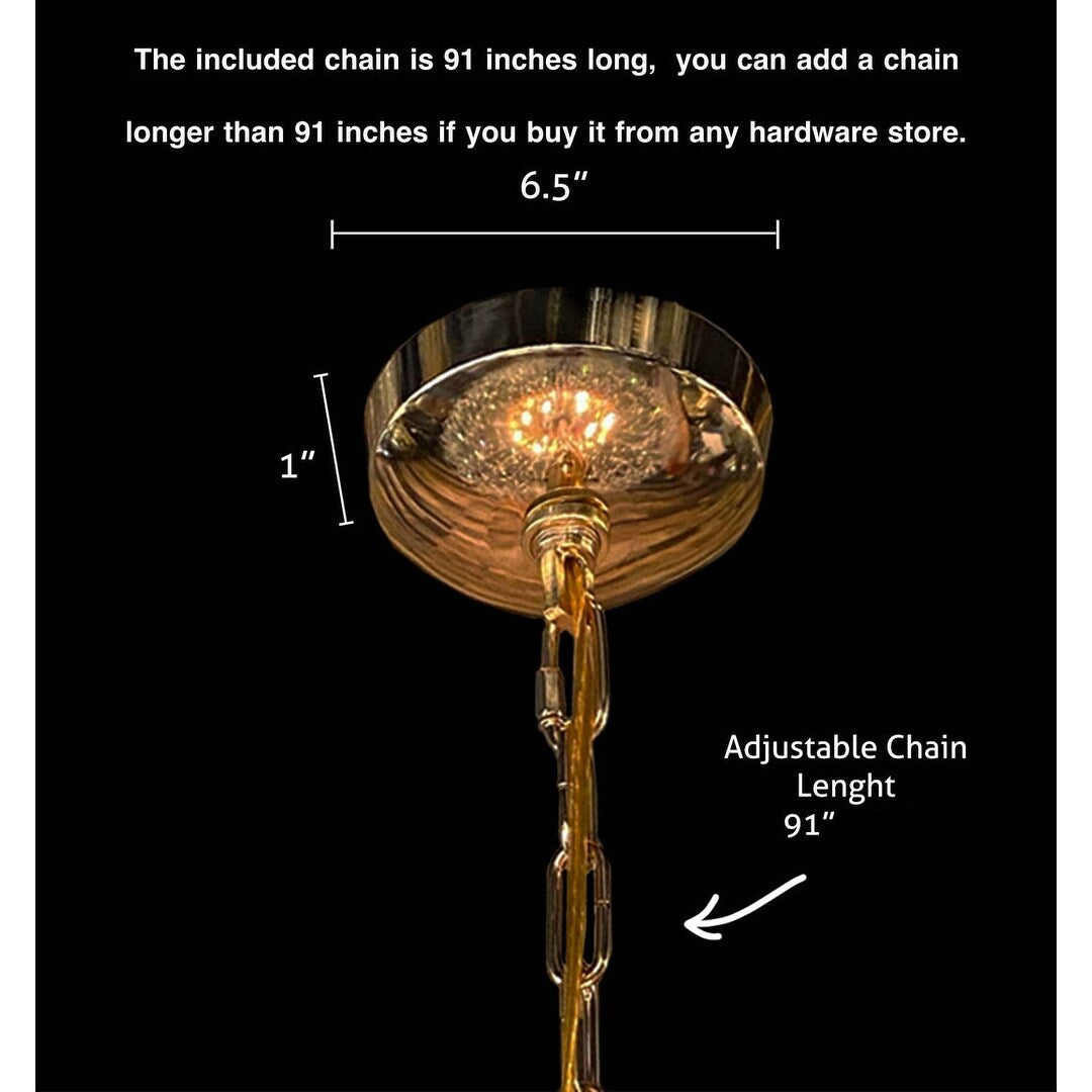 Starburst Chandelier 47" Wide Crystal Lighting Fixture