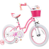 Stargirl Kids Bike Girls 14 Inch Children's Bicycle with Basket for Age 3-12 Years