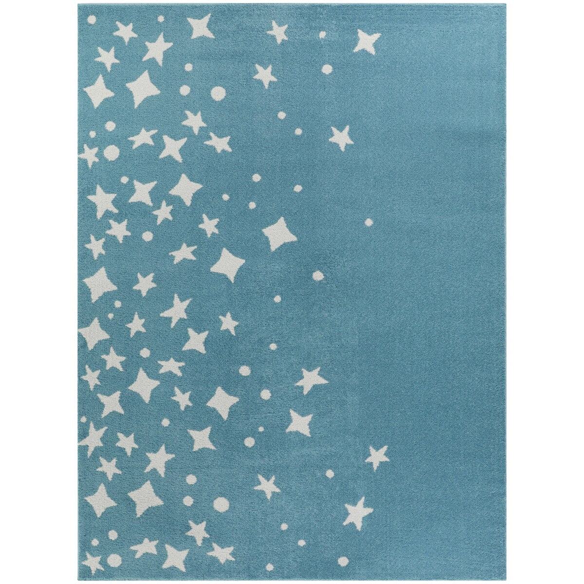 Mod-Tod Stars Border Kids Area Rug