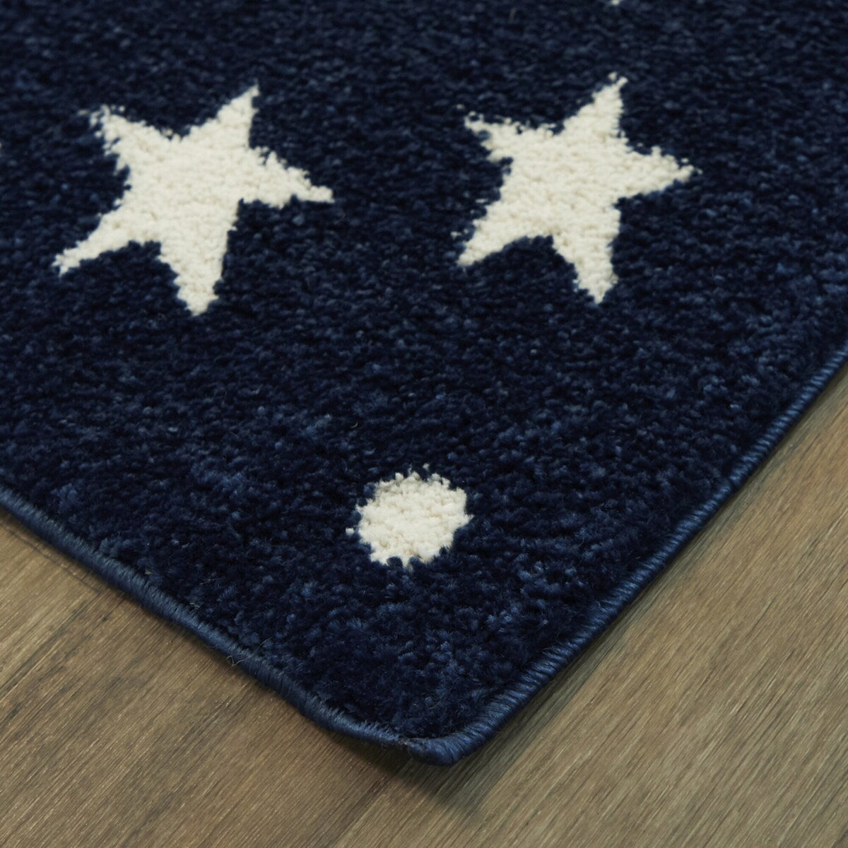 Mod-Tod Stars Border Kids Area Rug