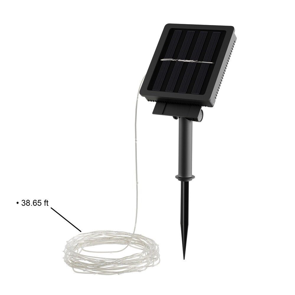 Starry Solar String Lights Cool White Fairy LED Lights Pure Garden