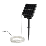 Starry Solar String Lights Cool White Fairy LED Lights Pure Garden