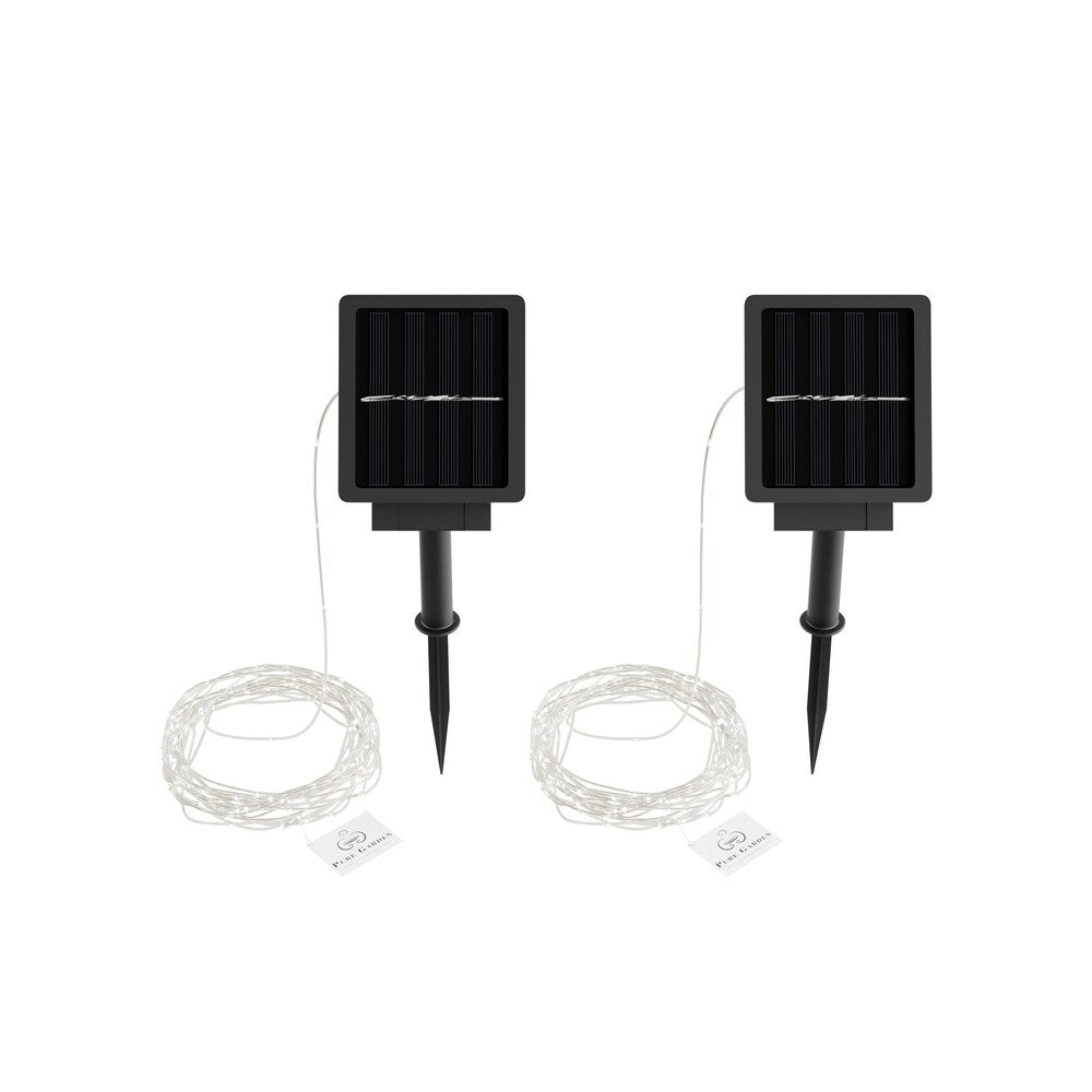 Starry Solar String Lights Cool White Fairy LED Lights Pure Garden