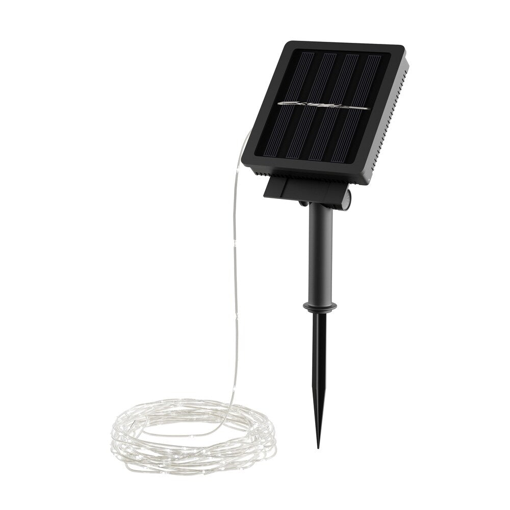 Starry Solar String Lights Cool White Fairy LED Lights Pure Garden